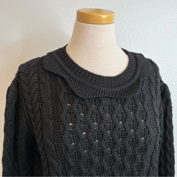 Simone Rocha 100% Wool Cable Knit Sweater XS - Picture 3 of 9